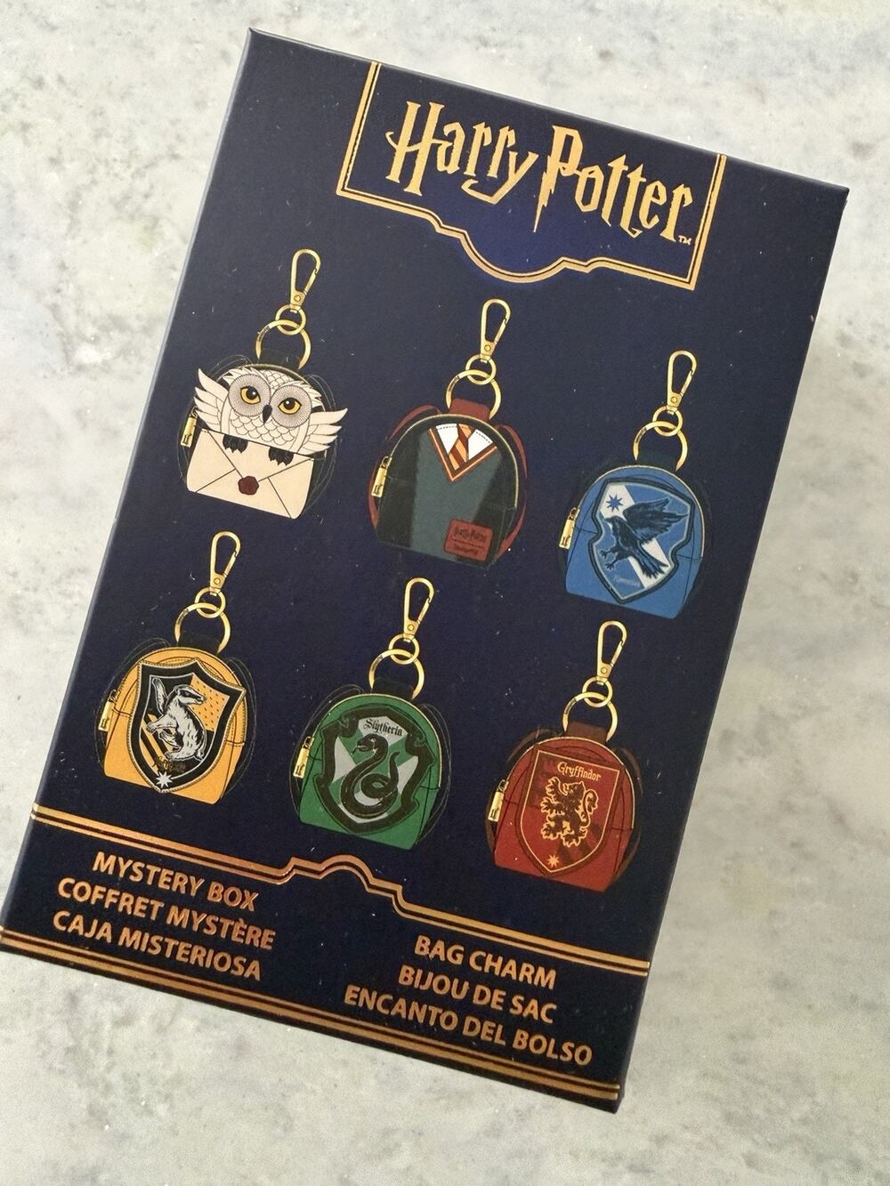 Loungefly Harry Potter Hogwarts™ Mystery Mini Backpack Keychain Charm-SEALED